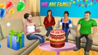 Werkende moeder meisje:virtuele familiespellen Screen Shot 0