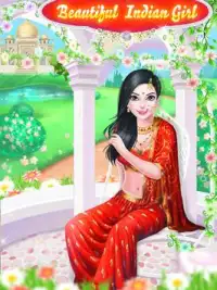 Indian wedding fashion salon - bridal doll makeup Screen Shot 3