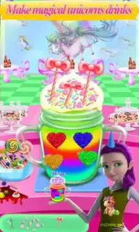 Unicorn Cake Maker- Unicorn Cup Cake Bakery Game Screen Shot 2