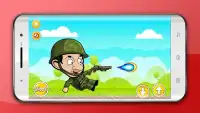 Shooter Mr Bean The Soldierman Adventures Game Screen Shot 6
