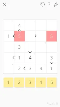 Futoshiki 101 - Sudoku-style number puzzle game Screen Shot 2