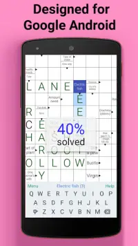 Clean Crosswords – free Crossword Puzzles Screen Shot 3