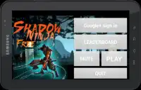 Shadow fight Ninja Runner 2D Screen Shot 0