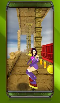 Warrior Princess run - Road To Temple Screen Shot 2