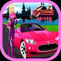 Princess barbie driver Screen Shot 1