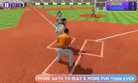 Baseball Battle - flick home run baseball game Screen Shot 2