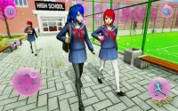 Anime Girl School Life Sim Screen Shot 2