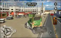 डंप ट्रक कोल्हू जंकयार्ड Dump Truck Crusher 3D Sim Screen Shot 6