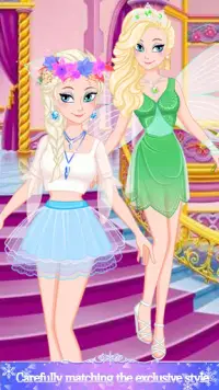 Little Fairy's Dressup Story - Fun girls games Screen Shot 1