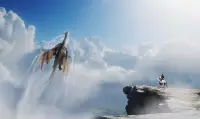 Fire Flying Dragon Simulator Warrior Sky Rider 3D Screen Shot 4