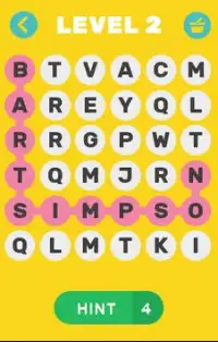 Word Search - The Simpsons Screen Shot 1