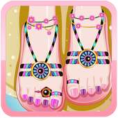 Holiday Pedicure - Games for Girls