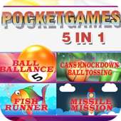 Pocket game 5 in 1