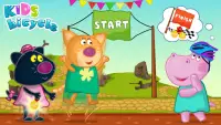 Vélo Hippo: Enfant courses Screen Shot 3