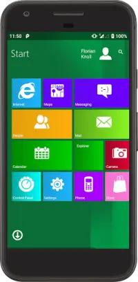 Metro UI Launcher 8.1 Screen Shot 0