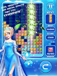 block game ice princess Screen Shot 1