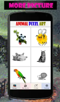 Animal Color By Number-Pixel Art Screen Shot 4