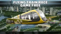 Flying Train Race Game Free Screen Shot 4
