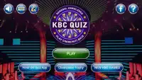 New Kbc Season 2017 : Gk Quiz Game Of KBC 9 Screen Shot 1