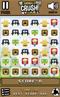 Animals Crush Match Screen Shot 4