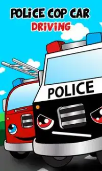 Police car games for kids free Screen Shot 0
