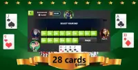 28 Cards Game Screen Shot 0