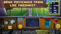 Passenger train simulator Screen Shot 1