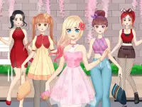 Anime Cô gái Thời trang - Trang điểm & Mặc quần áo Screen Shot 16
