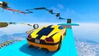 Mega Ramp Car Racing & Stunts : Impossible Track Screen Shot 0