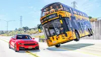 Bus Crash Car Simulation 3D Screen Shot 0