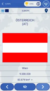 Das Flaggen der Welt - Quiz Screen Shot 16