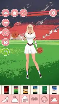 Games berdandan cheerleader Screen Shot 4