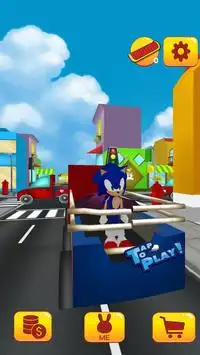 Super Sonic Subway Dash Screen Shot 1
