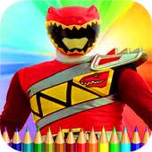 power rangers coloring book