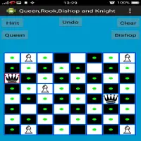 Chess Queen,Rook,Bishop & Knight Problem Screen Shot 14