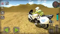 Trafik Polisi Motorsiklet Simülatör Oyunu Screen Shot 2