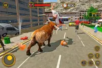 Wild Bull City Attack: Bull Simulator Games Screen Shot 8