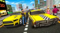 Extreme Taxi Driving Simulator - Cab Game Screen Shot 1