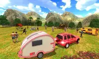 Modern Offroad Uphill Camper Van Bus Simulator Screen Shot 1
