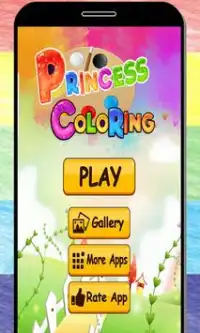 Princess Coloring Games: Drawing For Kids 🎨 Screen Shot 0