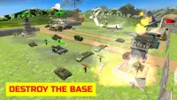 Digmaan Commander Labanan Defense Defense Game Screen Shot 4