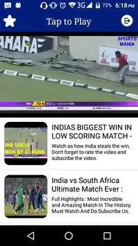 Watch Cricket Screen Shot 3