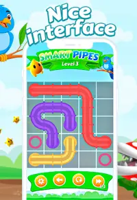 Smart Pipes - Connect Dots, Line puzzle, Pipe Flow Screen Shot 4