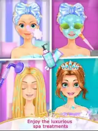 Hair Salon & Princess Makeup & Fun Games 2018 Screen Shot 0