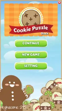 Cookie Puzzle Block Screen Shot 0