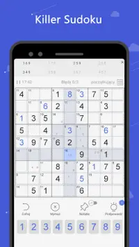 Killer Sudoku - Darmowa gra w sudoku Screen Shot 0