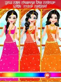 Indian Doll Wedding Girl Salon Screen Shot 5