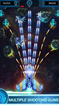 銀河 攻撃 スペース シューター： 宇宙船 ゲーム Screen Shot 1