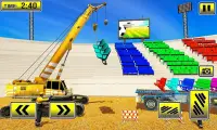 voetbalstadionbouwer: nieuw 3D-constructiespel Screen Shot 3