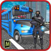Police Bus Chase: Crime City